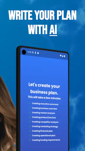 AI Business Plan Generator screenshot