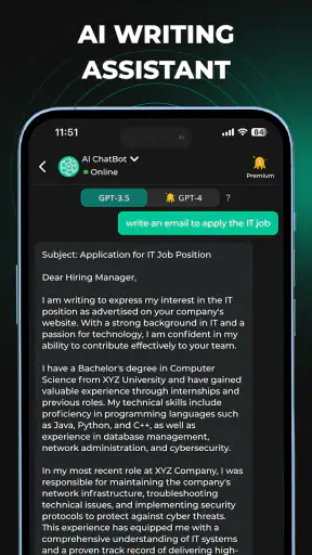 AI Chat Chatbot Assistant screenshot