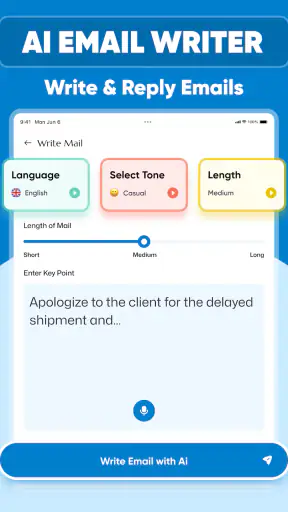 Ai Email Writer & Generator screenshot