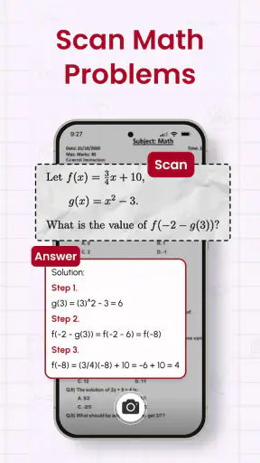 AI Math Solver with Solution screenshot