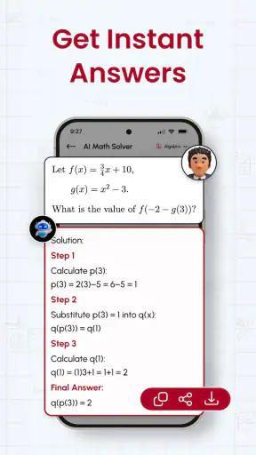 AI Math Solver with Solution screenshot