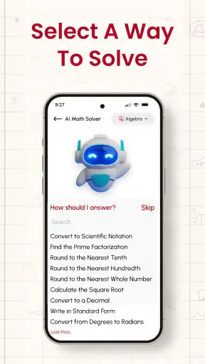 AI Math Solver with Solution screenshot