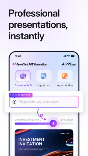 AiPPT- AI Presentation Maker screenshot