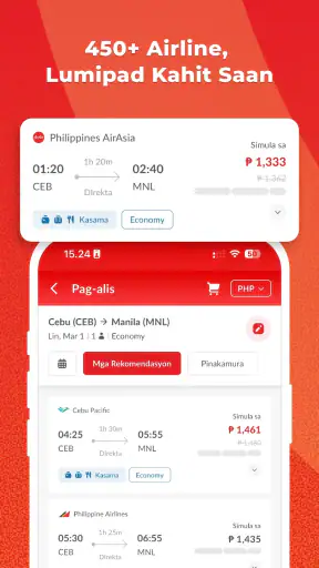 Airpaz: Mga Flight at Hotel screenshot