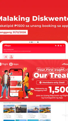 Airpaz: Mga Flight at Hotel screenshot