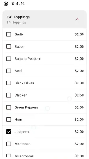 Alberto's Pizza Shop screenshot
