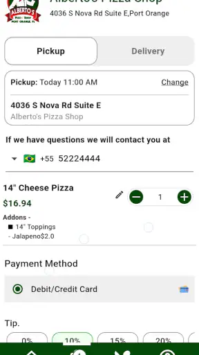 Alberto's Pizza Shop screenshot