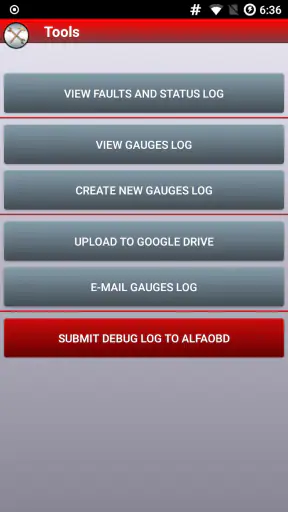 AlfaOBD screenshot