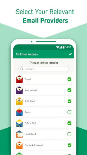 All Email Access: Mail Inbox screenshot
