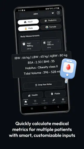Anesthesia Calculator screenshot