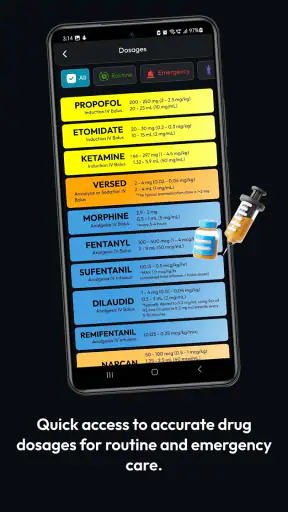 Anesthesia Calculator screenshot