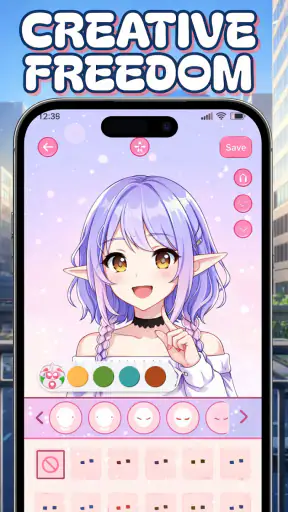 Anime Avatar: Cute OC screenshot