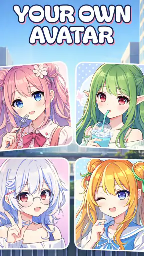 Anime Avatar: Cute OC screenshot