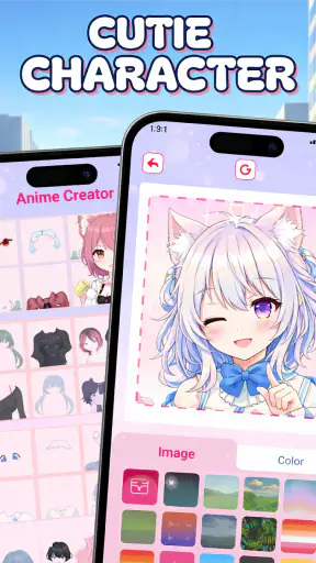 Anime Avatar: Cute OC screenshot