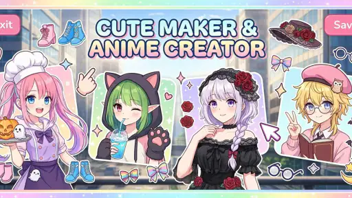 Anime Avatar: Cute OC screenshot