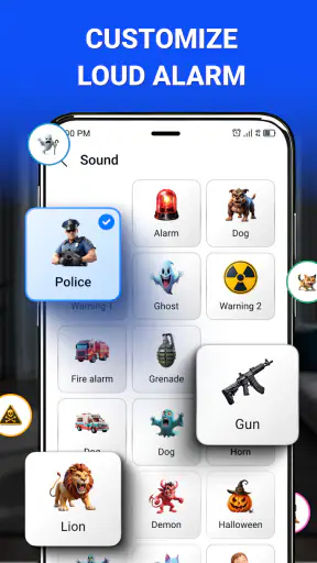 Anti Theft Alarm Protect Phone screenshot
