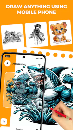 AR Drawing: Brainrot Animals screenshot