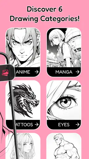 ARDraw - Anime Trace & Sketch screenshot