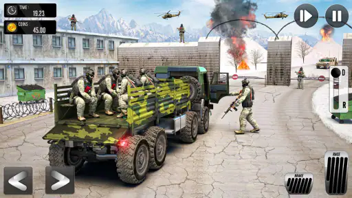 Army Simulator Truck games 3D screenshot