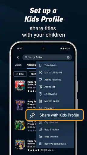 Audible: Audiobooks & Podcasts screenshot