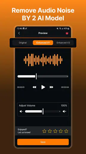 Audio Enhancer Noise Reducer screenshot