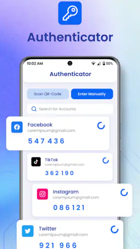 Authenticator Secure 2FA OTP screenshot