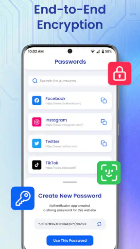 Authenticator Secure 2FA OTP screenshot