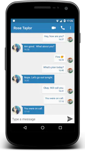AW - video calls and chat screenshot