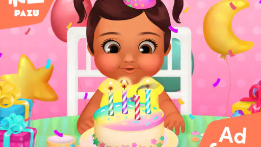 Baby Birthday Maker Game screenshot