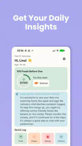 Baby Food Tracker & BLW: Avo screenshot