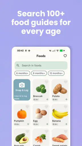 Baby Food Tracker & BLW: Avo screenshot