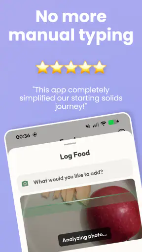 Baby Food Tracker & BLW: Avo screenshot
