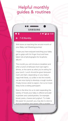 Baby-Led Weaning Recipes screenshot
