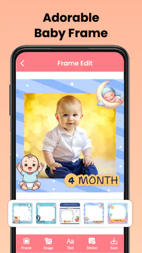 Baby Month Photo Editor Frame screenshot