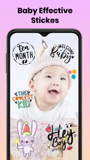 Baby Month Photo Editor Frame screenshot