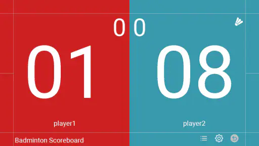 Badminton Scoreboard screenshot