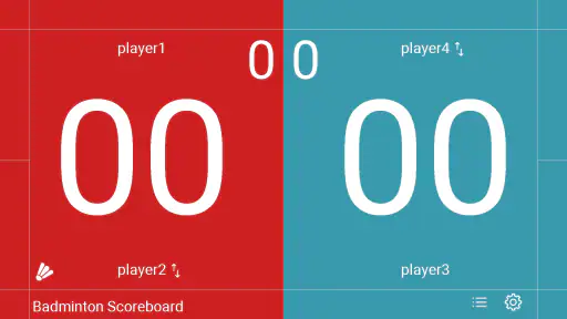Badminton Scoreboard screenshot