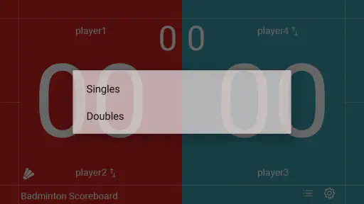 Badminton Scoreboard screenshot