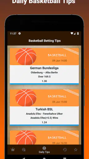 Basketball Betting Tips screenshot