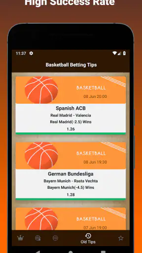 Basketball Betting Tips screenshot