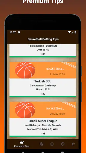 Basketball Betting Tips screenshot