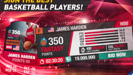 Basketball Fantasy Manager NBA screenshot