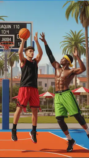 Basketball Game Stars Showdown screenshot