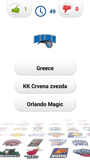 Basketball Logo Quiz: NBA Team screenshot