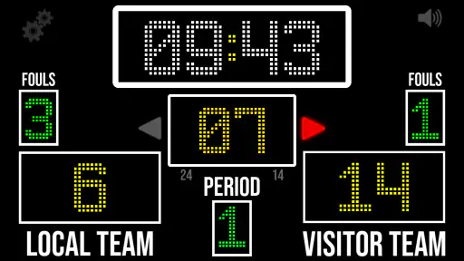 Basketball Scoreboard screenshot