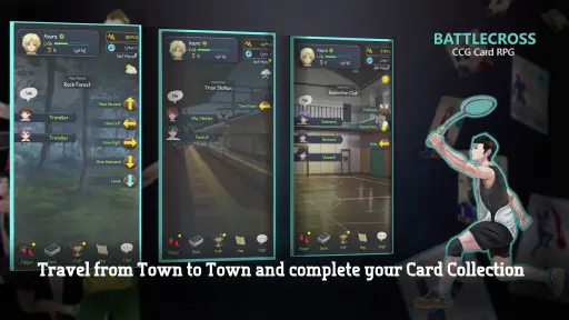 BattleCross Deck Building RPG screenshot