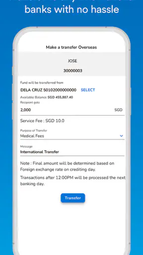 BDO Unibank SG screenshot