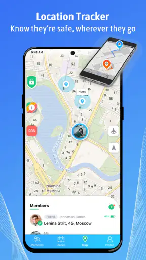 Be Closer: Family location screenshot