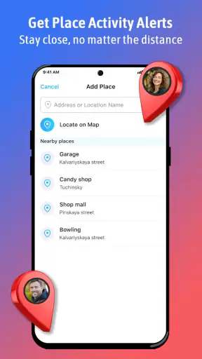 Be Closer: Family location screenshot