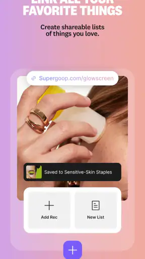 Benable: for influencers & all screenshot